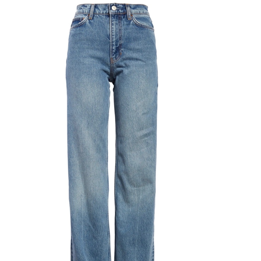 Reformation Wilder High Waist Wide Leg Jeans (Maldives)   MALDIVES, Size 29 Pr